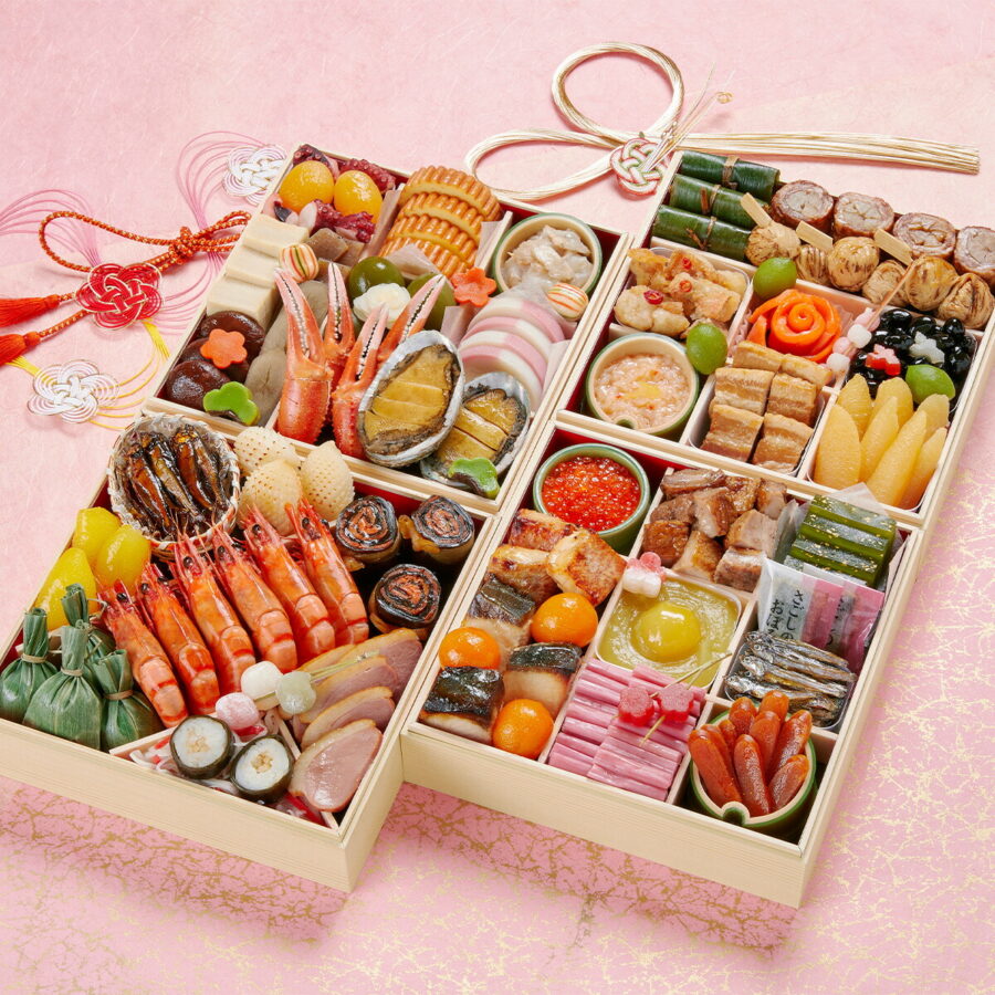 ≪送料無料≫毎年完売！京のおせち料理「京菜味のむら おせち 朱雀(すざく)」5～6人前 冷凍・盛付済 高級おせち