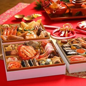 島の人 おせち料理 北海道 高級 海鮮 花咲蟹入り おせち あつもり 4人前 特大8寸 盛り付け済【Amazon】