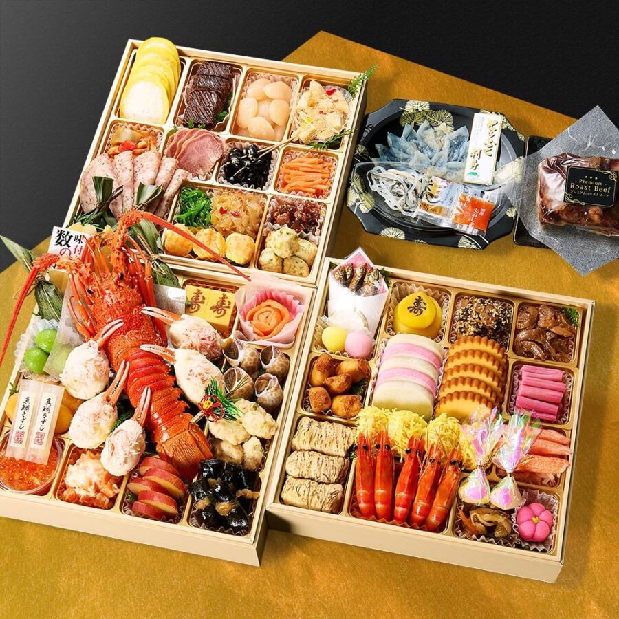 小樽きたいち 海鮮おせち 嘉祥 4～5人前 特大8.5寸 三段重