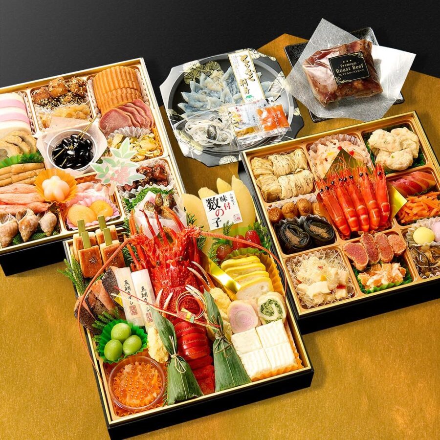 小樽きたいち 海鮮おせち 慶峰 4～5人前 特大8寸三段重