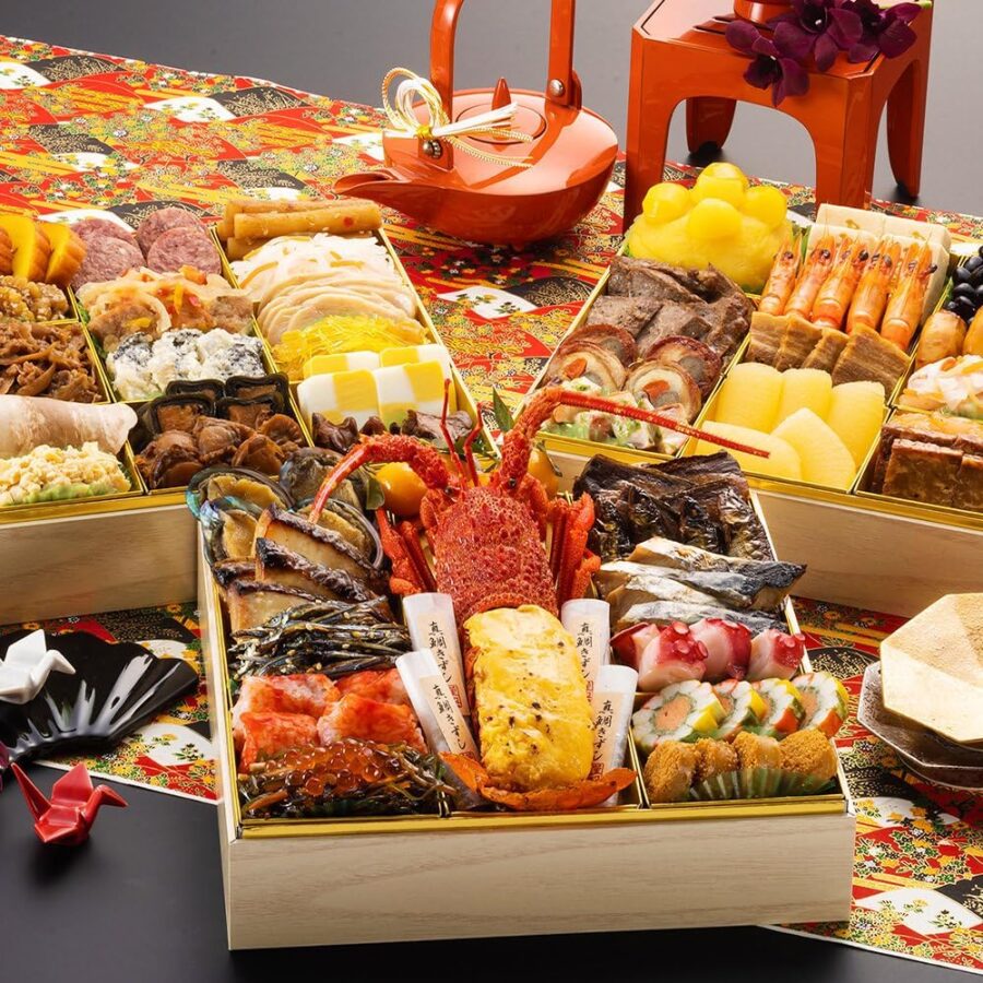 博多久松 本格和風豪華おせち 千代 特大8寸3段重 4～5人前 おせち料理 冷凍おせち 料亭のおせち