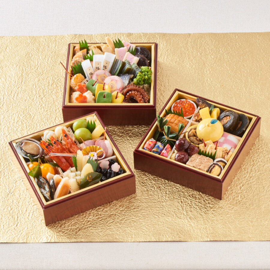 【おせち料理】ぎをん や満文 おせち 三段重 目安約3～4 人前 1613-024【送料無料】【12月30日お届け】