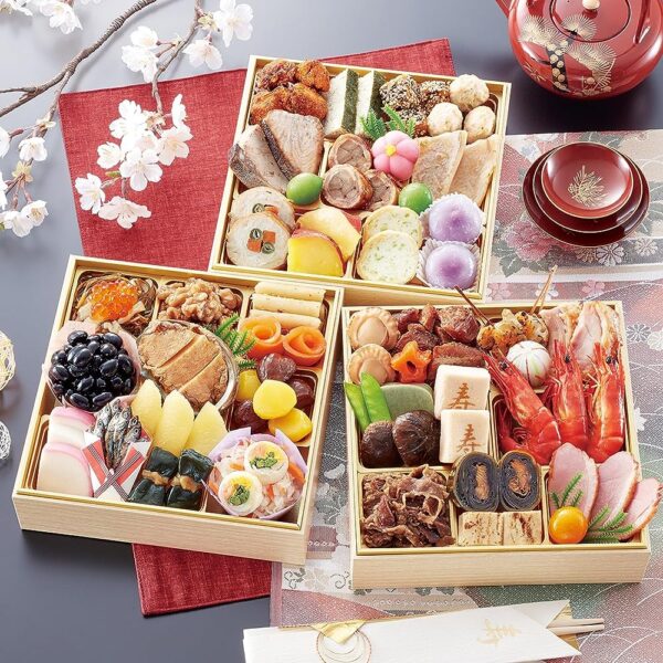 【冷蔵 盛付済 おせち 解凍不要】京都宮川町 料亭「水簾」監修おせち 瑞兆【6.5寸3段 約3～4人前】