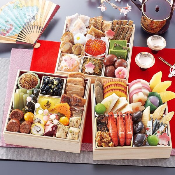 【冷蔵 盛付済 おせち 解凍不要】野村佃煮 昔ながらの京おせち【三段重 約3～4人前】