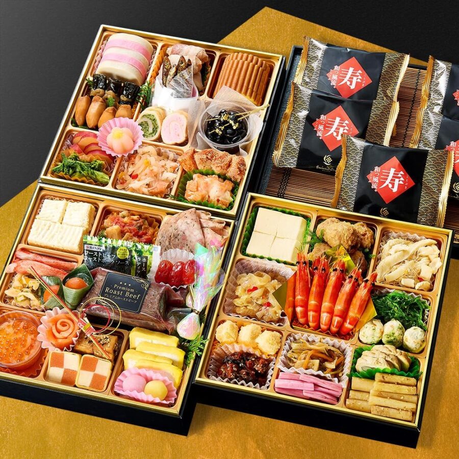 小樽きたいち 海鮮おせち 華雅 4～5人前 特大8寸三段重