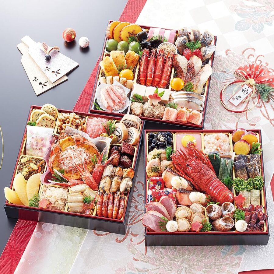 【冷蔵 盛付済 おせち 解凍不要 】京都祇園「華舞」監修特大重 夢の舞【三段重 約5人前】