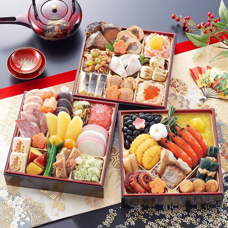 【冷蔵 盛付済 おせち 解凍不要】京都東山 料亭「はり清」監修おせち 清祥【6.5寸3段 約3～4人前】