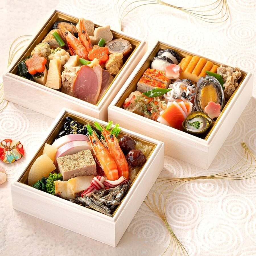 京都 京料理 道楽 飯田知史監修 おせち料理 明の春 三段重 冷凍おせち 盛り付け済み 2人前