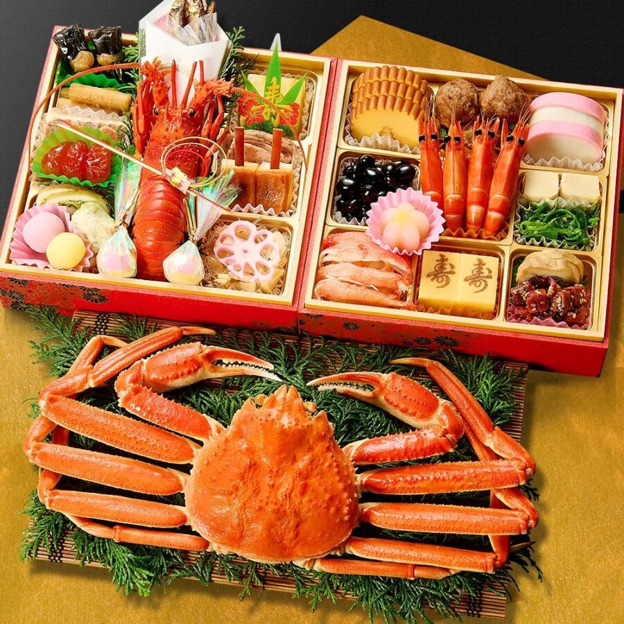 小樽きたいち 海鮮おせち 小樽蟹御膳 2～3人前 6.5寸二段重