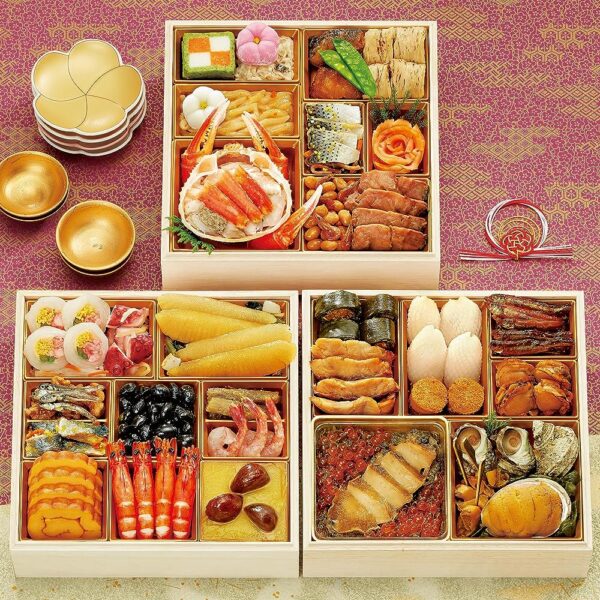 三陸海宝漬 中村家 おせち料理 海宝の幸 三段重 盛り付け済み 冷凍おせち 約4人前