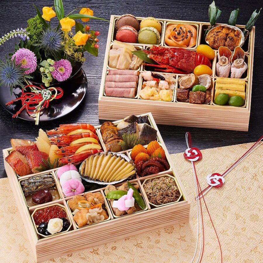 京都 しょうざん おせち料理 紫峰 二段重 盛り付け済み 冷凍おせち 高級おせち 3人前