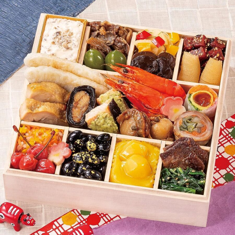 赤坂あじさい 監修 おせち料理 東北グルメおせち 一段重 盛り付け済み 冷蔵おせち 2人前